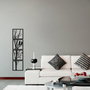 Wallity Tree And Birds S - Escultura de pared de metal negro (4 piezas)
